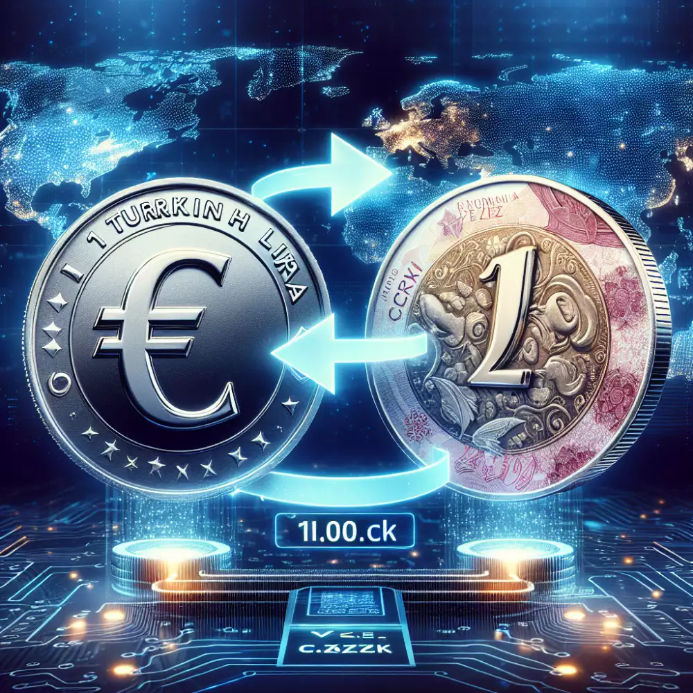 1 lira to czk